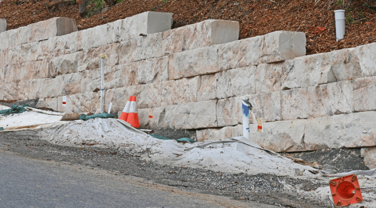 Concrete Sleeper Retaining Walls